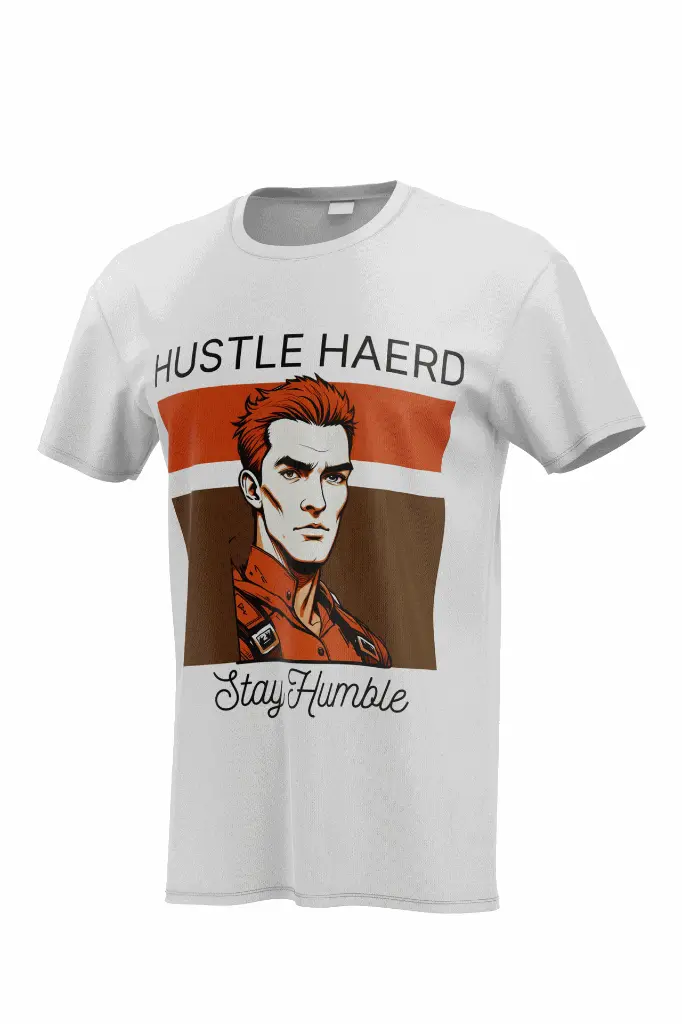 Men T Shirt Mockup, Front View  (31).webp